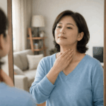 0-갑상선암-대표-이미지-목-자가-점검-생활-장면