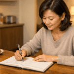 0-직장암신호-대표-이미지-배변-기록-노트-중년-일상