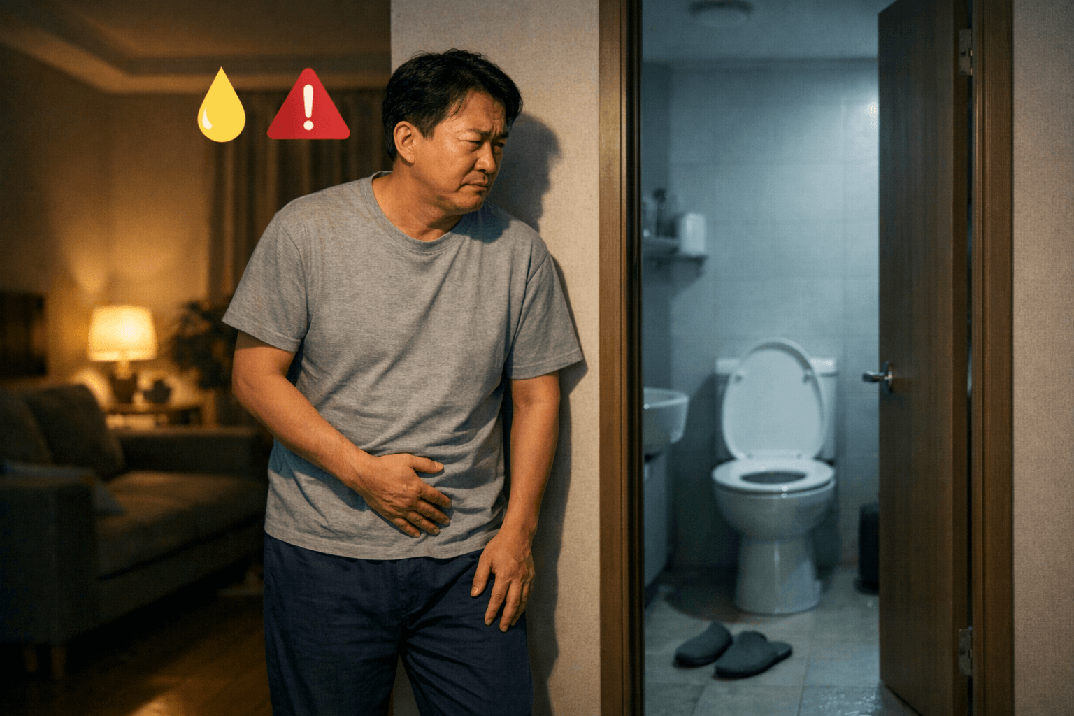 0-전립선약-대표-이미지-생활-속-야간-배뇨-걱정-상황-연출