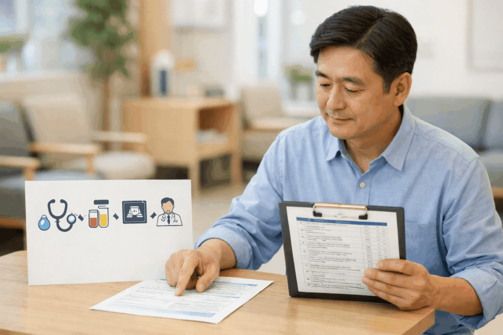 1-건강검진-국가검진-확인-중년-대기실-장면