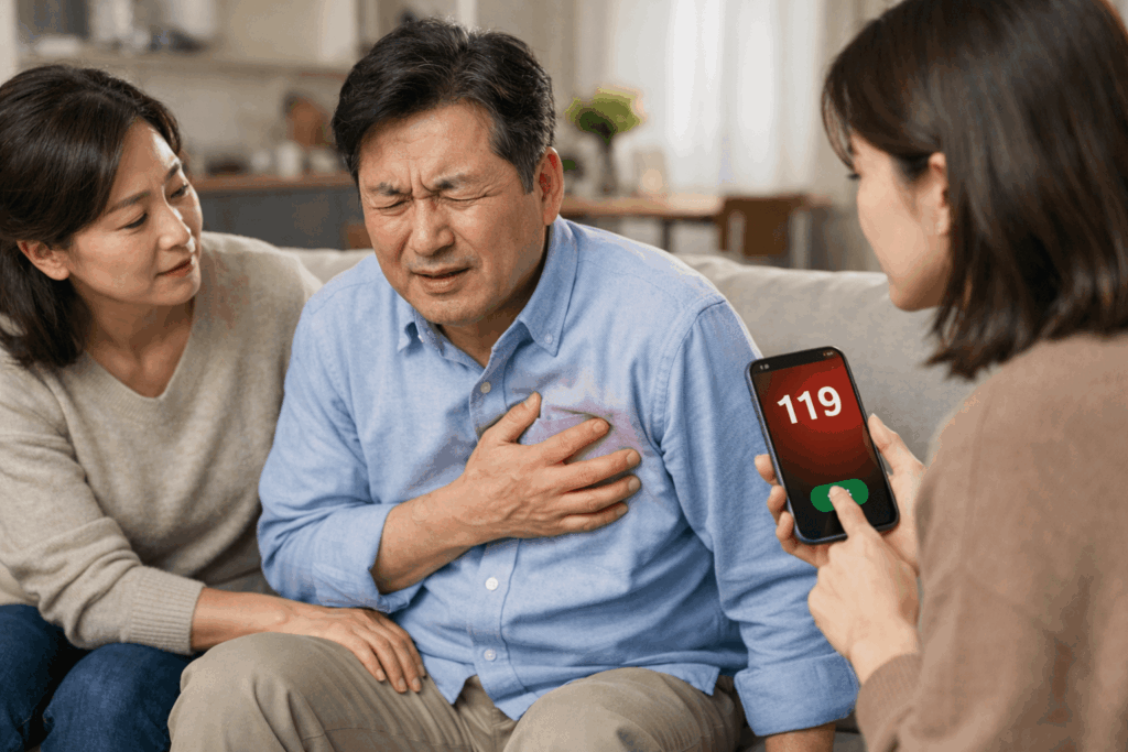 1-심근경색-초기신호-가슴압박감-응급대응