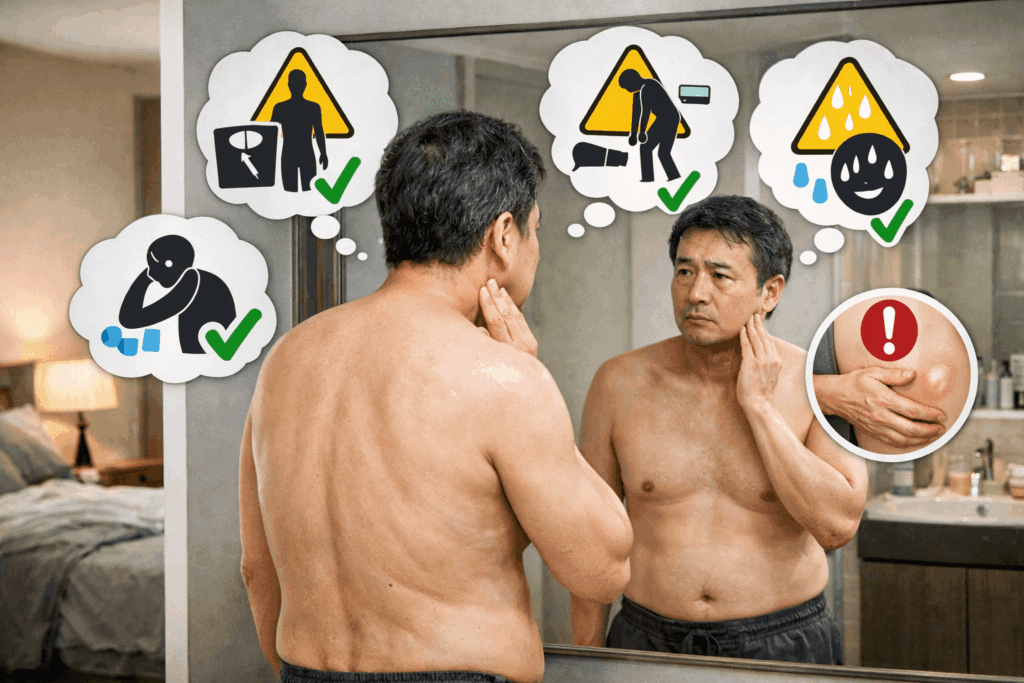 1-암위험신호-체중감소-피로-식은땀-확인-장면