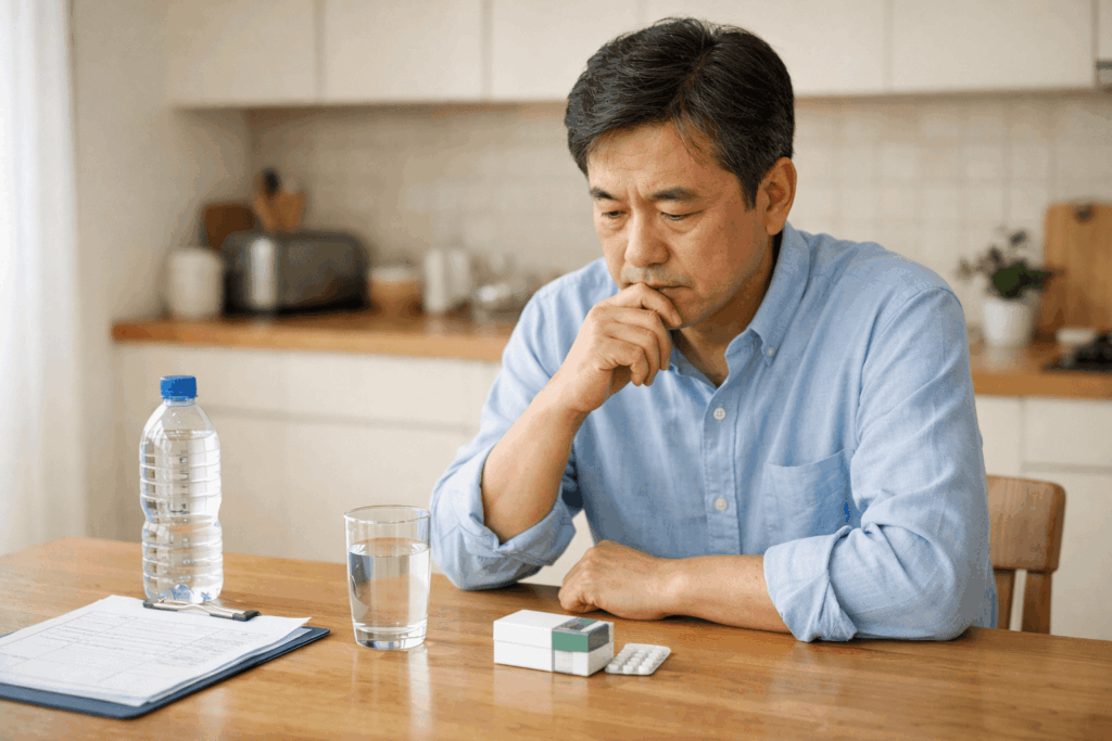 1-진통제부작용-복용전-성분과-몸상태-확인-장면