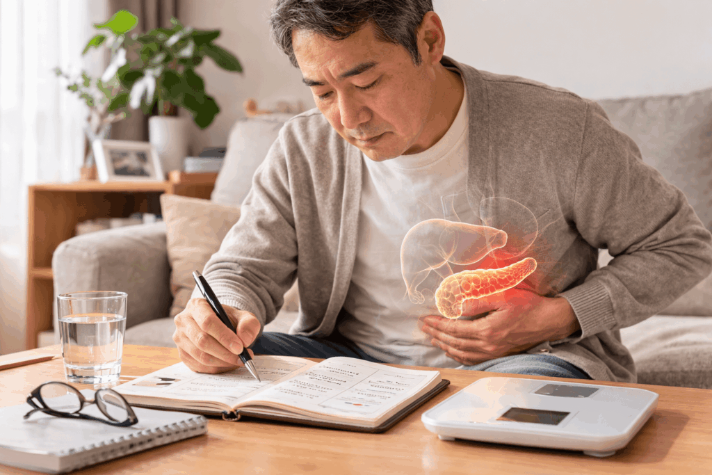 1-췌장암-초기-신호-복부-불편-기록-상황