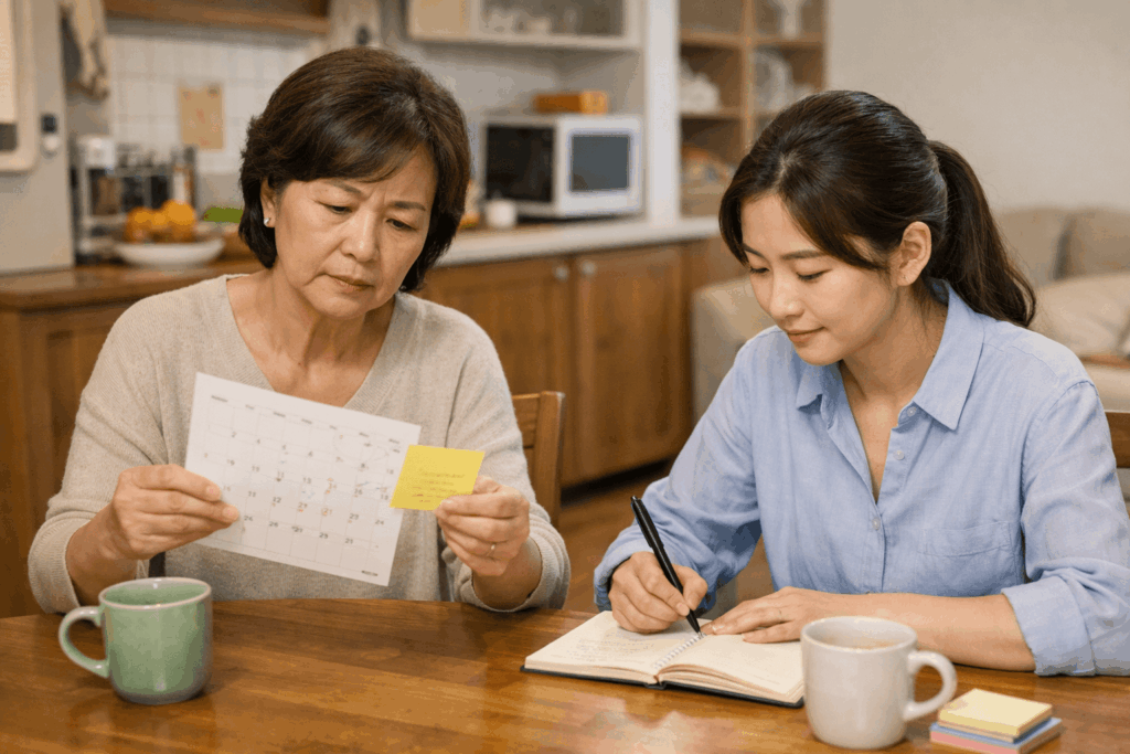 1-치매신호-초기-변화를-가족이-관찰하는-장면