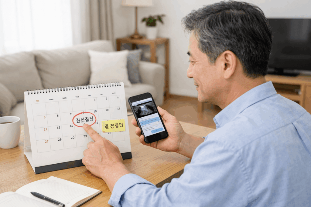 2-갑상선암신호-건강검진-초음파-예약-루틴