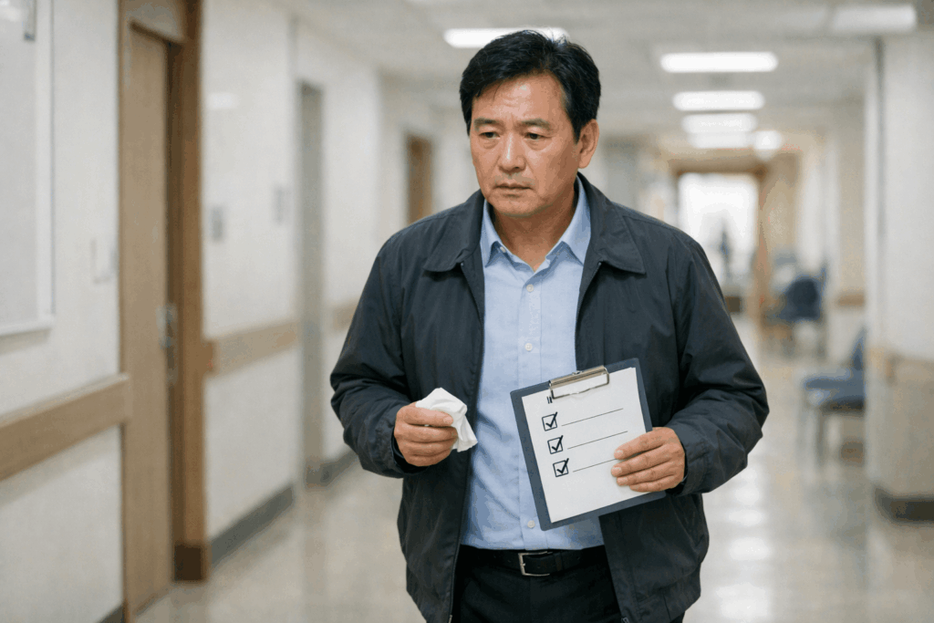 2-폐암증상-경고-신호로-병원에-가는-중년-인물