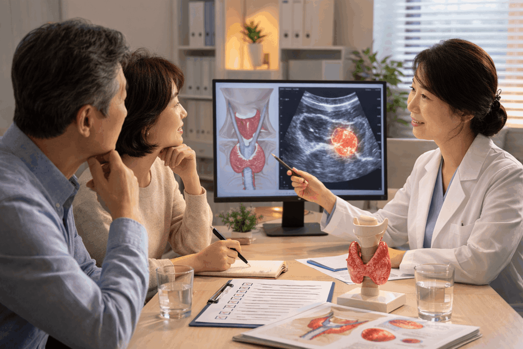 3-갑상선암신호-조기확인-치료선택-상담-장면