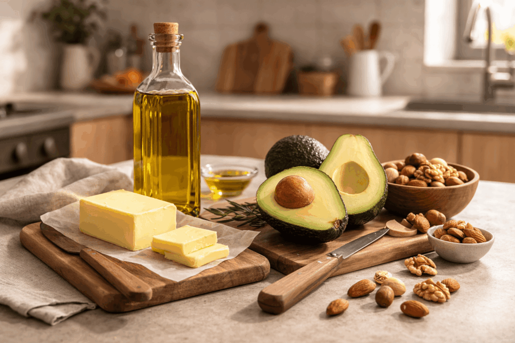 3-건강한-지방-올리브오일-버터-아보카도