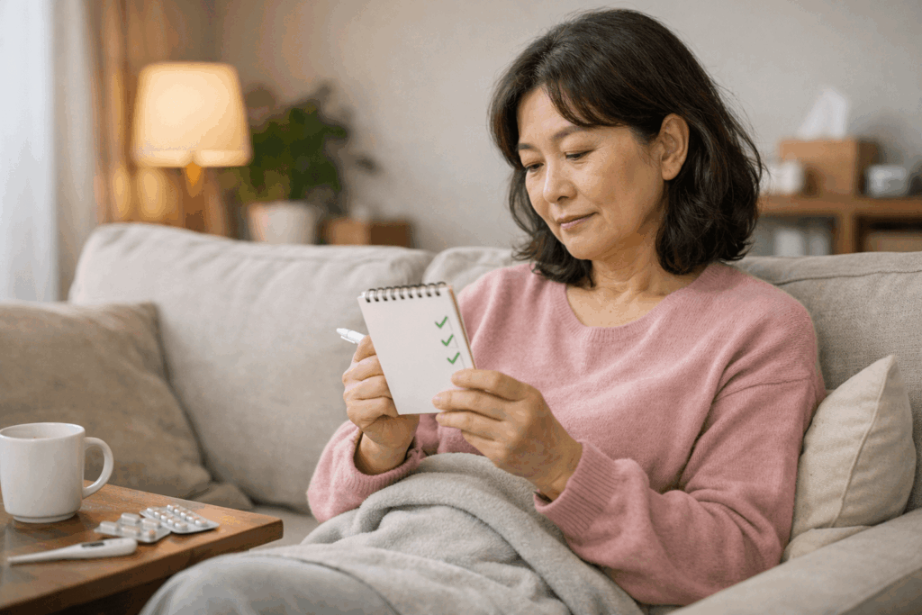 3-폐암증상-일상-변화를-기록하며-살피는-장면