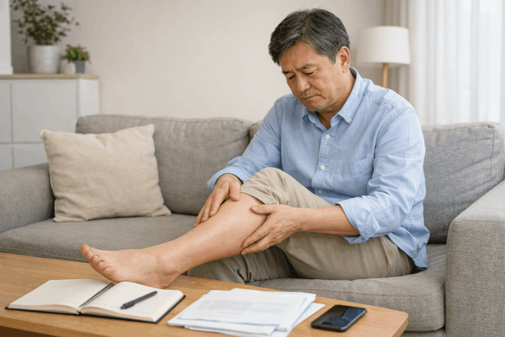 4-폐암전조증상-다리-부종-혈전-주의-상담-준비