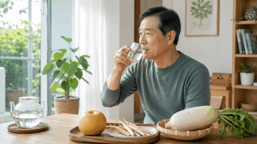 phlegm-care-warm-water-foods